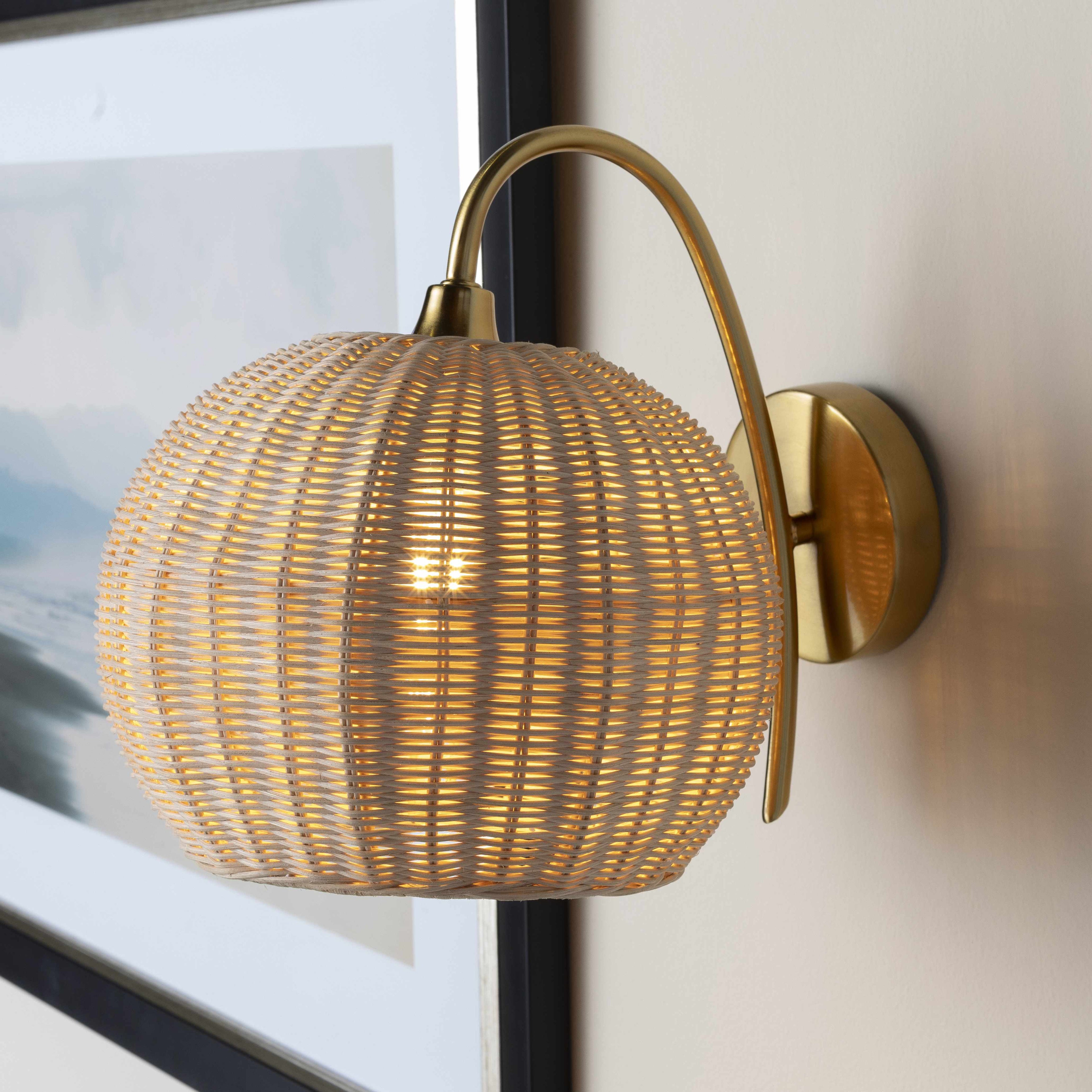 Hindang Rattan Wall Sconces-2